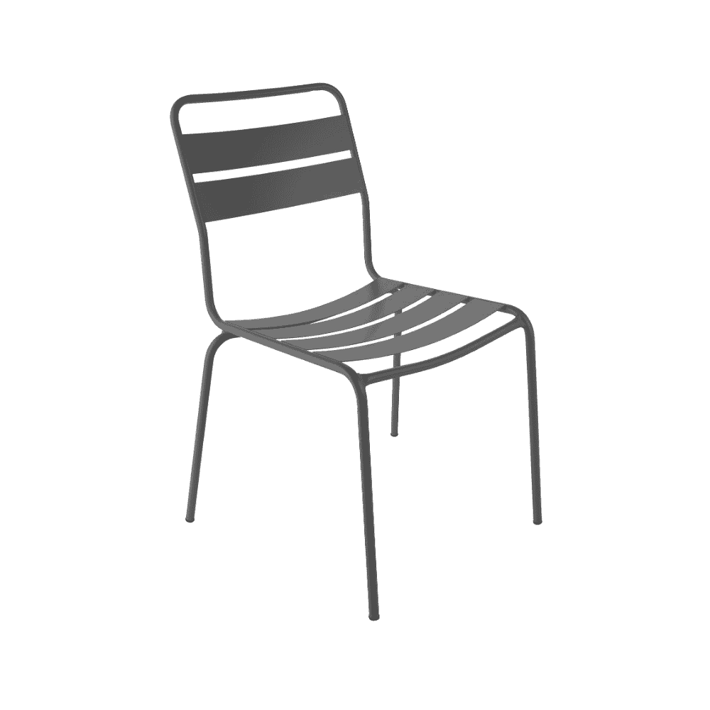 Schaffner Chaise de jardin Glarus en métal, revêtement par poudre, disponible en plusieurs versions