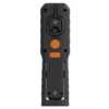 Steffen LED Akku-Handleuchte 5 W, 600 + 100 lm, 5700 K, 240° drehbar, IP54, schwarz/orange