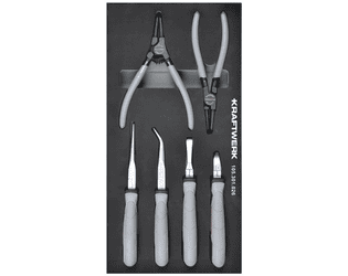 KRAFTWERK BASIC LINE EVA Zangen-Einlage, 200 x 400 mm, 8-teilig