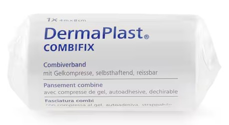 Pansement pour doigt DermaPlast CombiFix, 500 x 40 mm, blanc