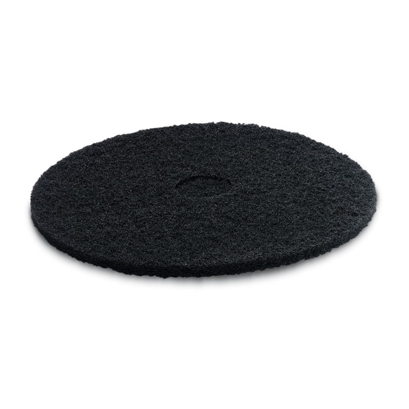 Kärcher Pad hart, schwarz, 508 mm, 5 Stück, Reinigungspad für intensive Grundreinigung