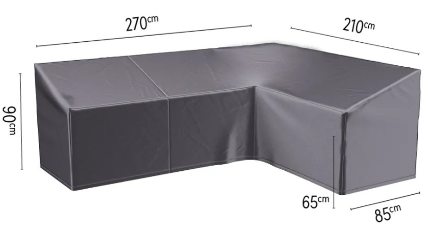 Platinum AeroCover Schutzhülle Lounge L-Form, rechts, LxLxBxH 2700 x 2100 x 850 x 650/900 mm