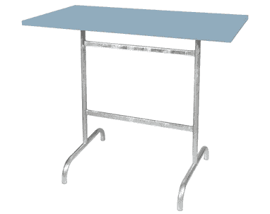 Schaffner Table de bar SÄNTIS, table haute en acier résistant aux intempéries, en divers modèles