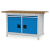 Bedrunka+Hirth Kastenwerkbank R 18-24, Flügeltüren und Schubladenanzahl 4, 1500 x 750 mm
