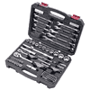 KRAFTWERK Steckschlüssel-Satz, BASIC-LINE, inkl. Werkzeug, 1/4"+1/2", 80-teilig