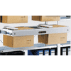 Schulte Extension pour dossiers suspendus pour rayonnages à système enfichable, l x p 1000 x 300 mm, gris clair RAL 7035