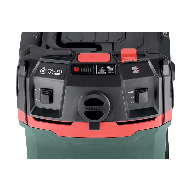Metabo Aspirateur à batterie AS 36-18 H 30 PC-CC, 18 V avec décolmatage manuel du filtre et CordlessControl