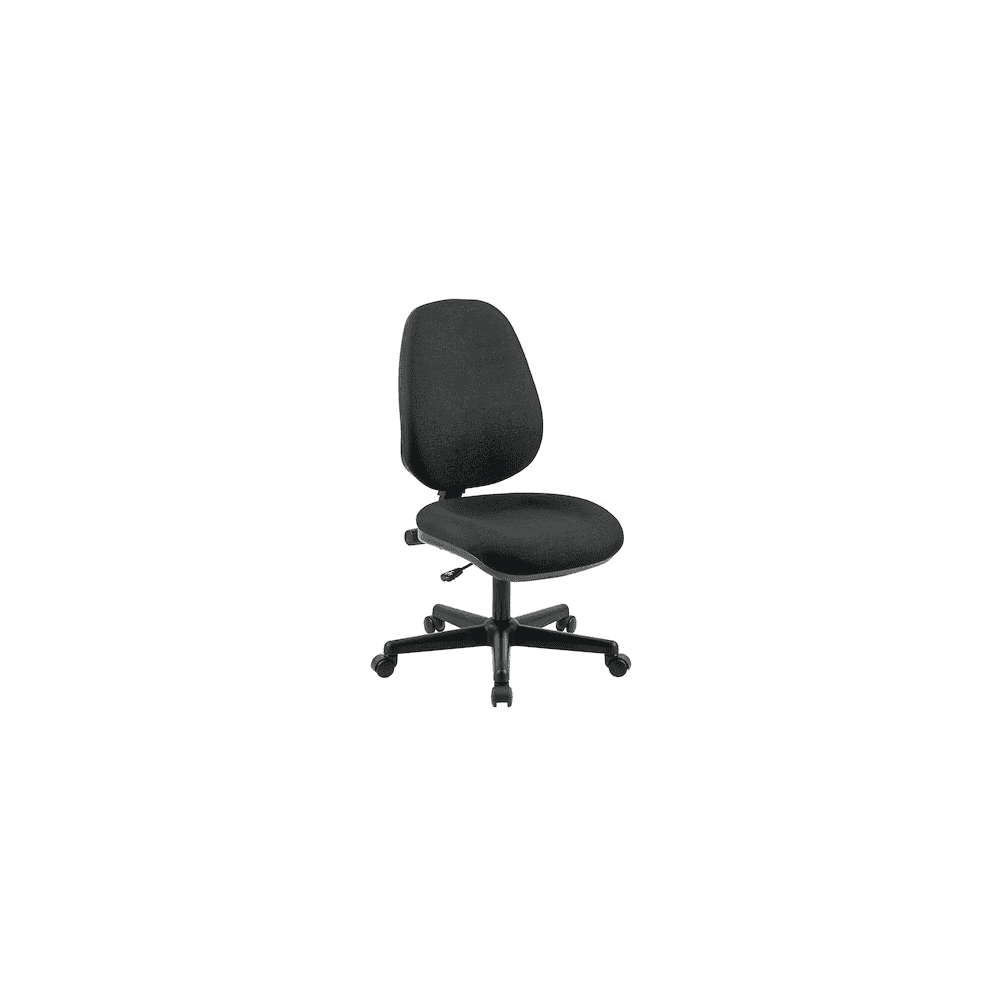 Chaise de bureau Arws PC10, mécanisme de contact permanent, sans accoudoirs, noir