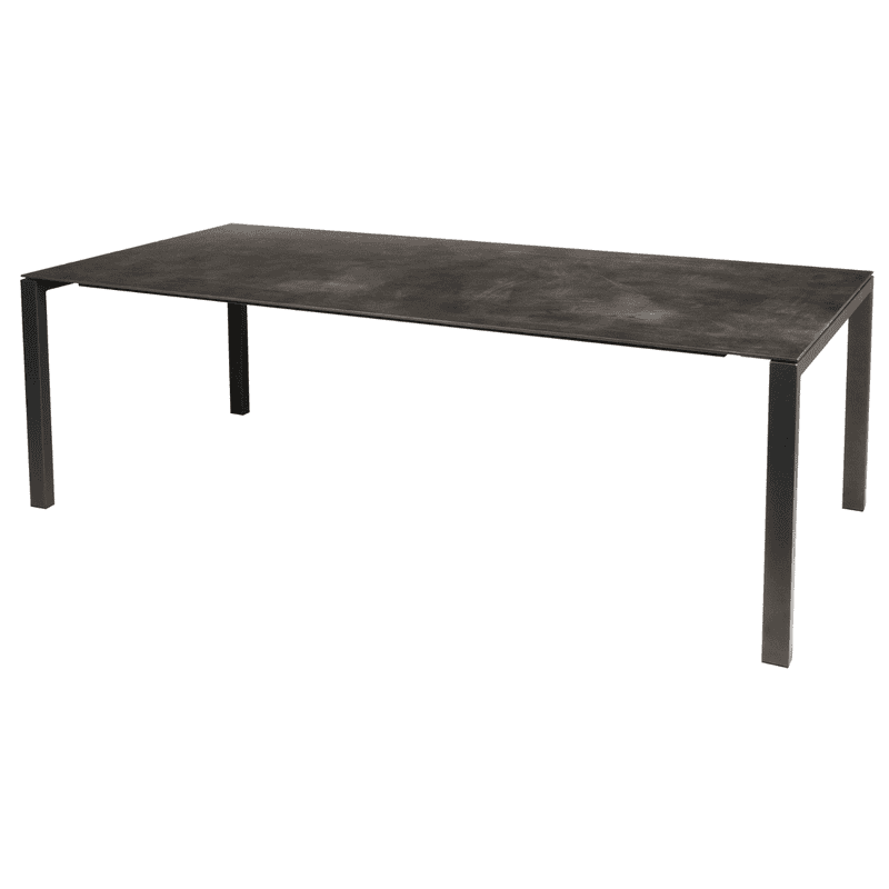 Schaffner Table de jardin LUZERN, extensible, plateau en fibre de verre, disponible en plusieurs versions