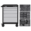 KRAFTWERK LT700 Chariot d'atelier, 5 tiroirs, BASIC, 151 pièces, outils inclus