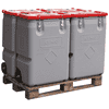 Mobil-Box mit 170/250 l, in verschiedenen Deckelfarben