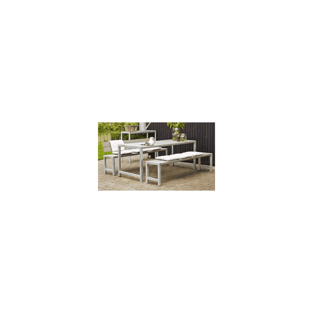 Planches-Banc de jardin quatre couleurs, avec ou sans dosserets