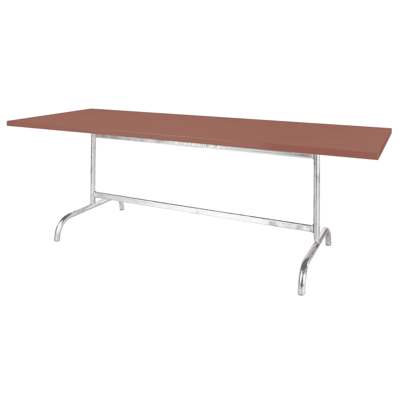 Schaffner Table métallique SÄNTIS, design rétro, en divers modèles