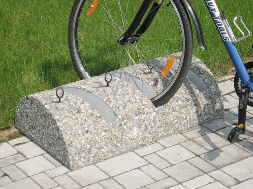 Meva Beton-Fahrradständer, in zwei Längen