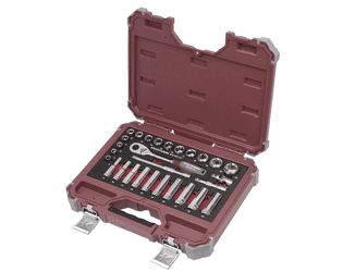 KRAFTWERK PRO LINE Werkzeugkoffer, Steckschlüssel-Satz, 3/8", inkl. Werkzeug, 28-teilig