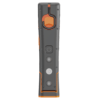 Steffen LED Akku-Arbeitsleuchte 10 W, 1'000 + 180 lm, 5700 K, 180° drehbar, IP65, schwarz/orange