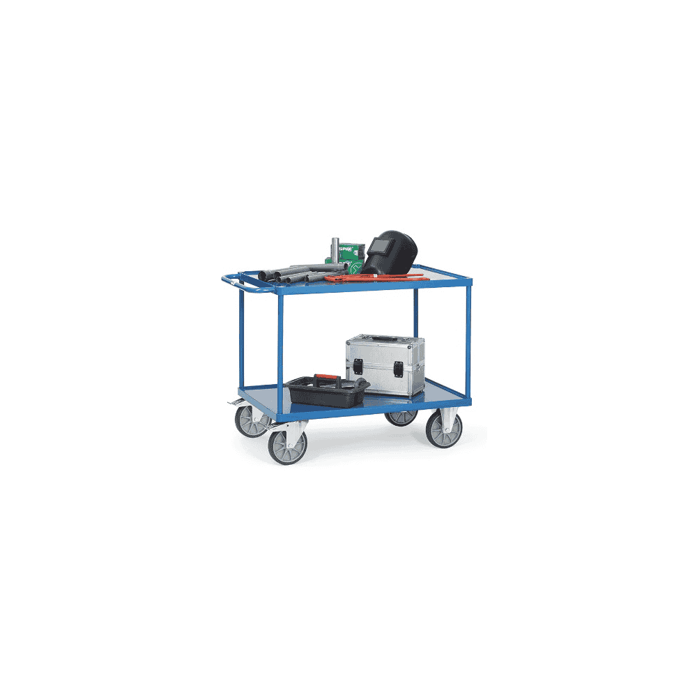 Fetra Tischwagen mit Stahlblech-Wannen, Gesamttragkraft bis 600 kg, vier versch. Grössen