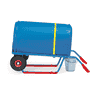 Chariot pour fûts en plastique 120-220 litres, tube en acier soudé