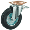 Transporträder mit Metallfelge und Gummireifen, Durchmesser 80 - 200 mm | Tragkraft bis zu 205 kg
