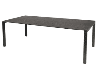 Schaffner Table de jardin LUZERN en fibre de verre extensible, L x L 2200/2800 x 1000 mm, disponible en 3 versions