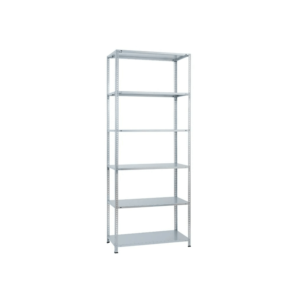 Schulte Rayonnage à tablettes MULTIplus150 avec renforts d'angle, utilisable des deux côtés, différents modèles disponibles