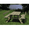 PLUS Kombi-Gartenmöbel, drei Farben, mit oder ohne Rückenlehne, verschiedene Breiten