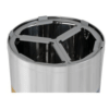 Abfalltrennbehälter Stream Triple, Recycling mit Dreifach-Trennsystem, 3 × 25 Liter