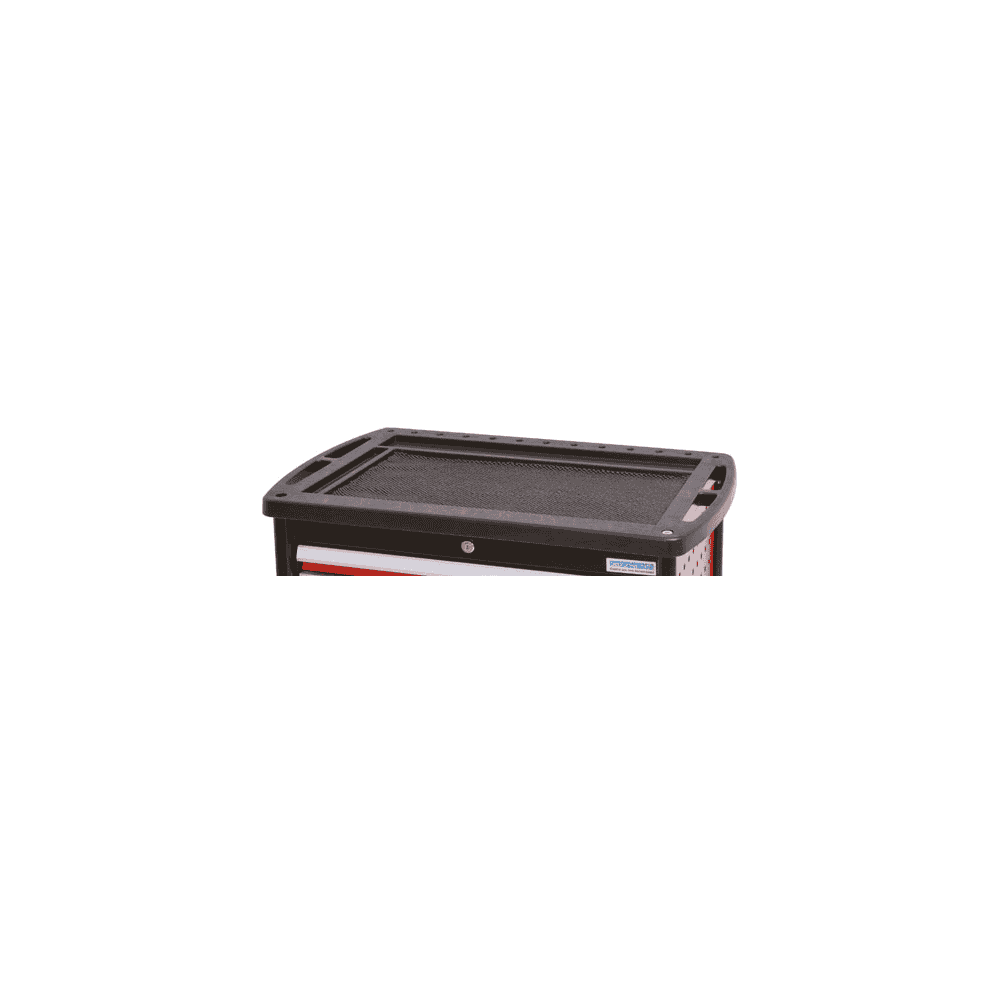 Bedrunka+Hirth Mobiler Werkstattwagen maxmobile 1, R 24-12, RAL 3020 mit 6 Schubladen und 1 Seitenblende