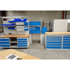 Bedrunka+Hirth Multi-Wand-Aufbau mit Magnetwand und Schwenkarmhalter, 2000 x 750 x 1250 mm