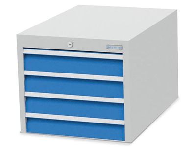 Bedrunka+Hirth Unterhängeschrank mit 4 Schubladen 100 mm, R 18-24, BxTxH 555 x 736 x 462 mm