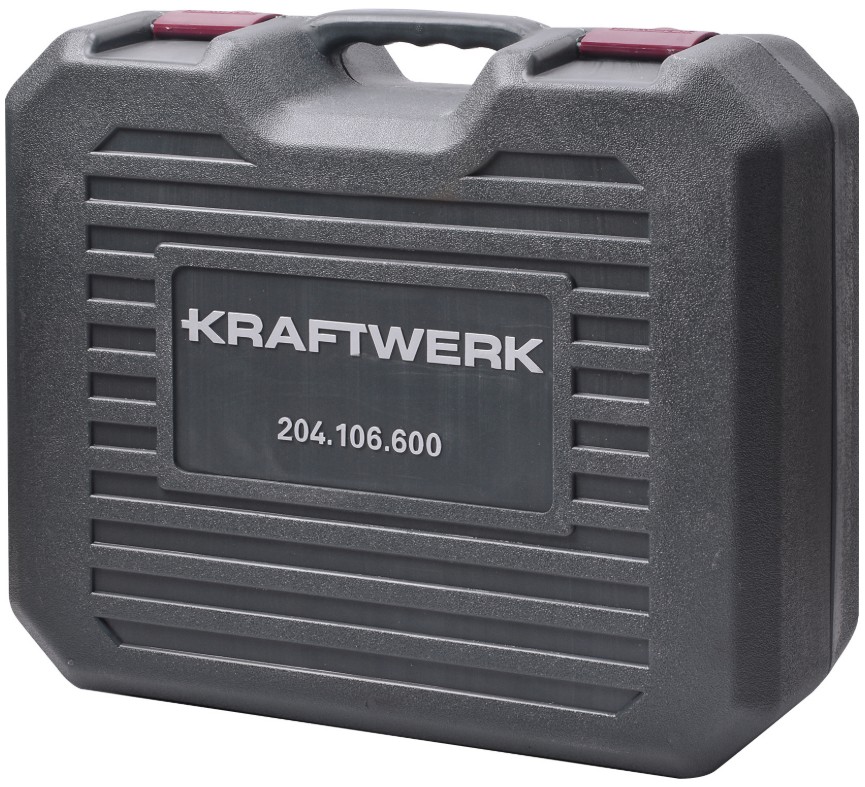 KRAFTWERK BASIC LINE Werkzeugkoffer, 1/4" + 1/2", inkl. Werkzeug, 266-teilig