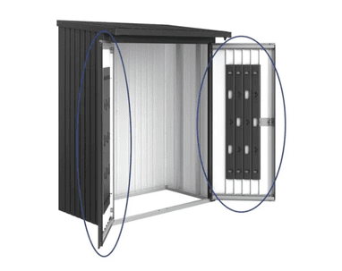 Biohort paquet de portes pour WoodStock, taille 150 / 230 en 3 couleurs