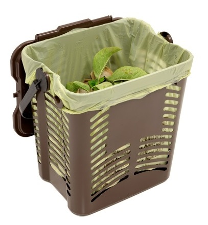 Poubelle BIO, Collecteur de déchets biologiques compact et hygiénique pour la maison