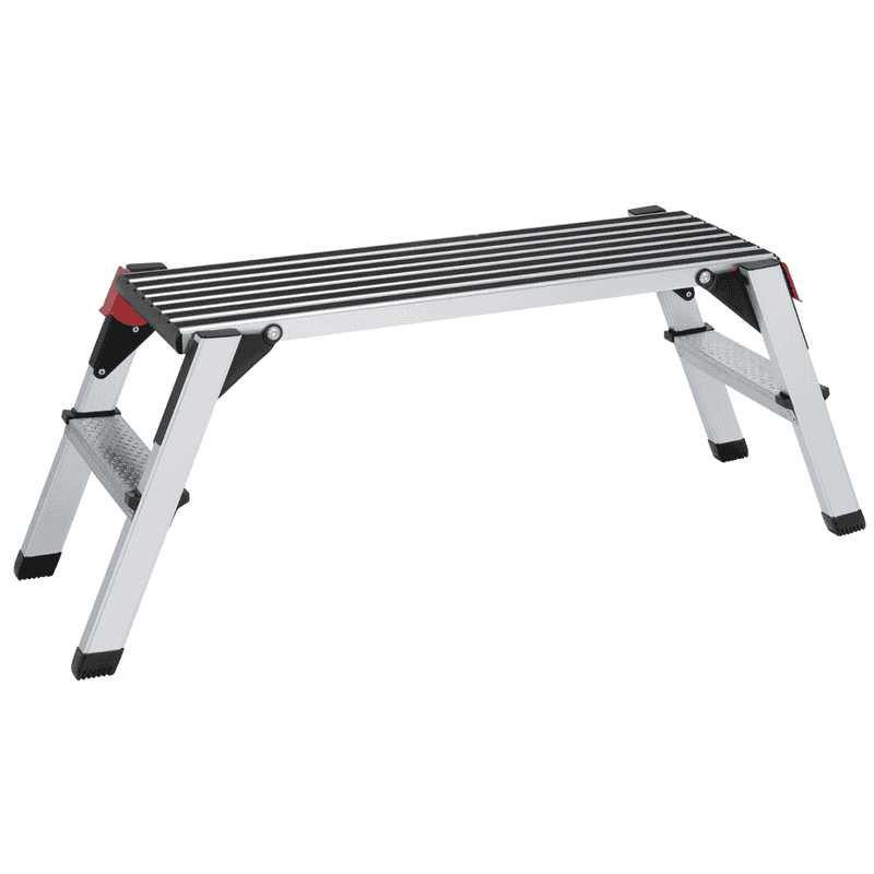 KRAFTWERK Alu-Arbeitsplattform PRO LINE, Traglast 200 kg, LxBxH 965 x 300 x 480 mm