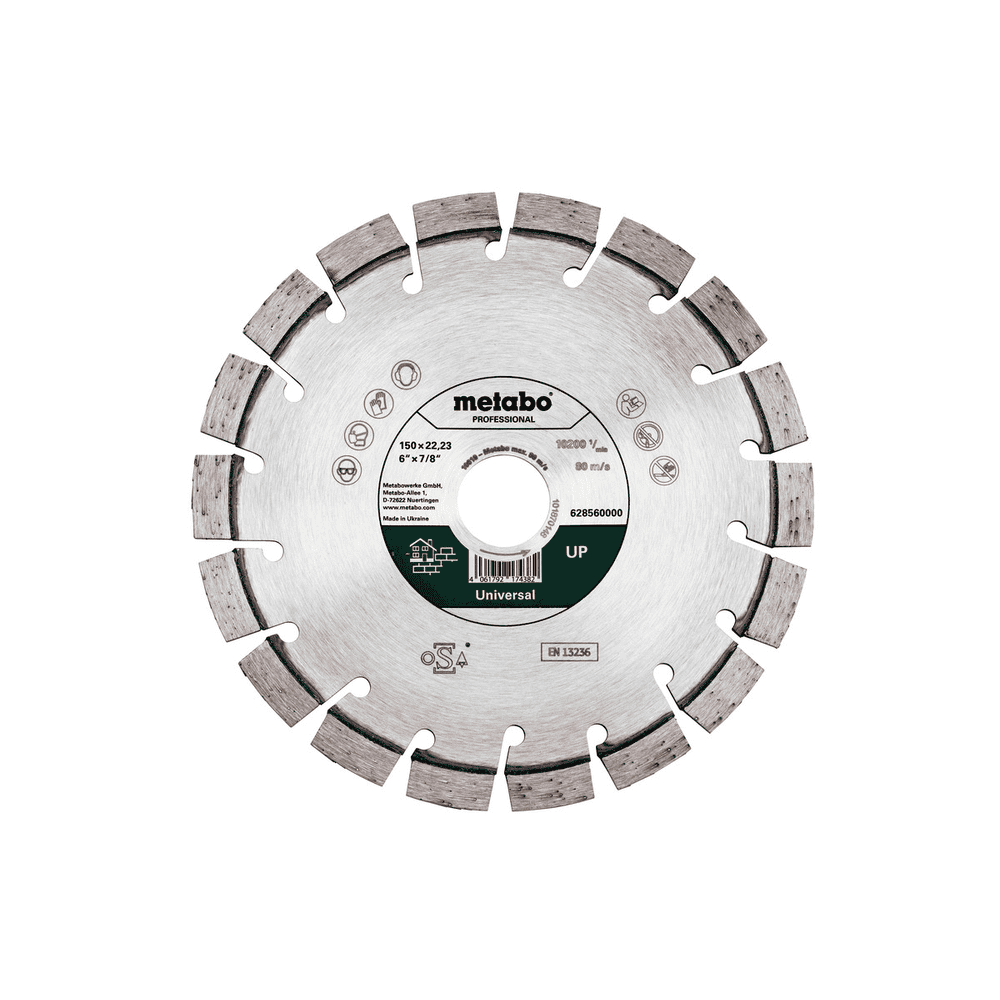 Metabo Diamanttrennscheibe "UP" Universal "professional", 150 x 22,23 mm