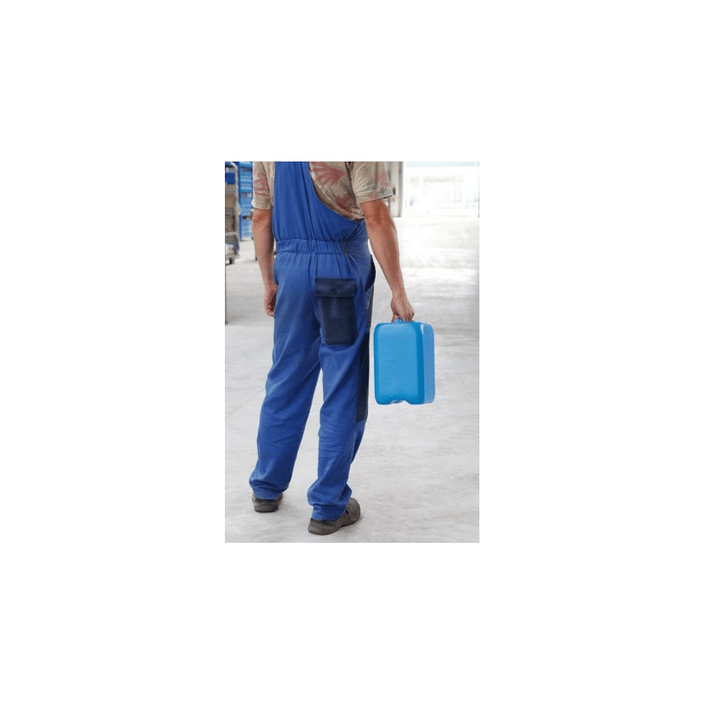 Bidon en plastique en PEHD, 5 litres, bleu