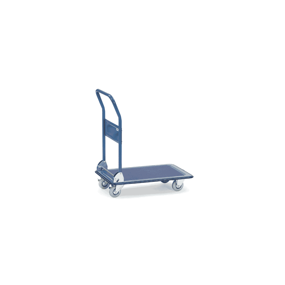 Fetra Ganzstahl-Plattformwagen, blau, zwei Grössen