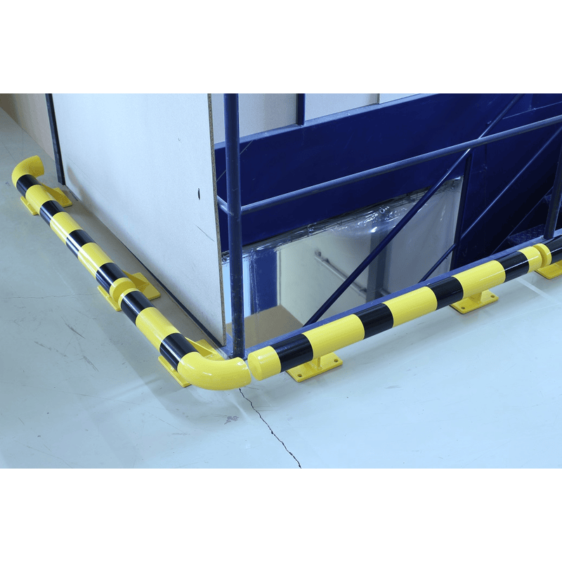 Modularer Rammschutz aus Stahl, Aussenecken 90°, in diversen Ausführungen