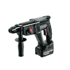 Metabo Akku-Hammer KH 18 LTX 24 mit 2x Li-Power Akkus (18 V / 4.0 Ah), Ladegerät ASC 55 und metaBOX 165 L