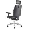 Ergonomischer Bürostuhl Calla mit Ziernaht, stufenlos höhenverstellbar, 500 x 450 mm