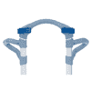 Fetra Jeu de cornes de retenue pour marchandises rondes, bleu