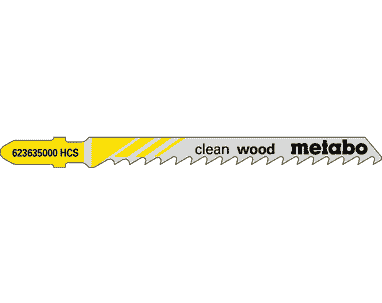 Metabo Stichsägeblatt "Clean Wood" 74 mm / 4 mm, 5 Stück
