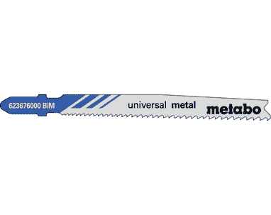 Metabo Stichsägeblatt "Universal Metal" 74 mm / progressiv, 5 Stück