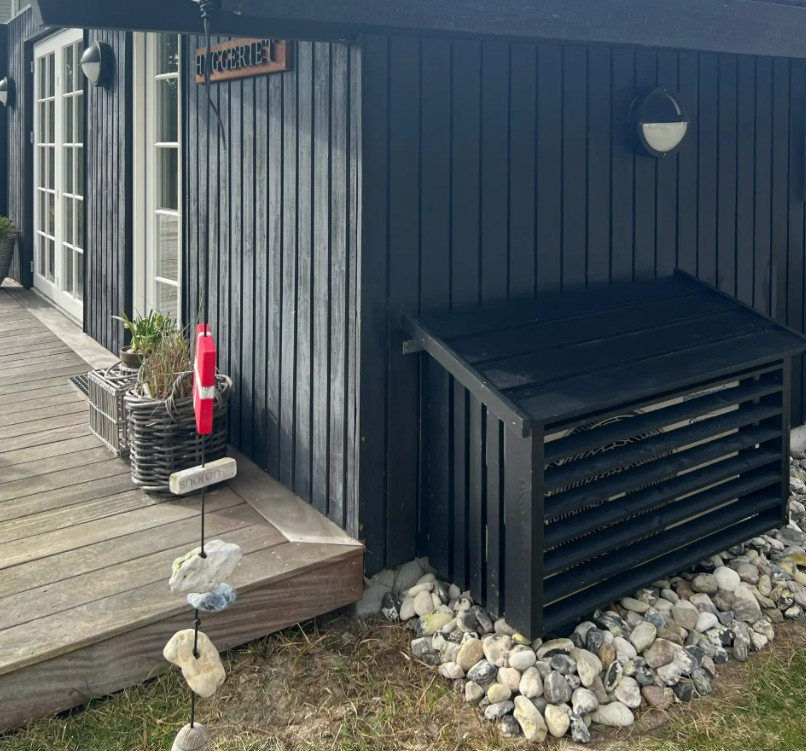 PLUS Wärmepumpen Abdeckung aus Holz, in 3 Ausführungen