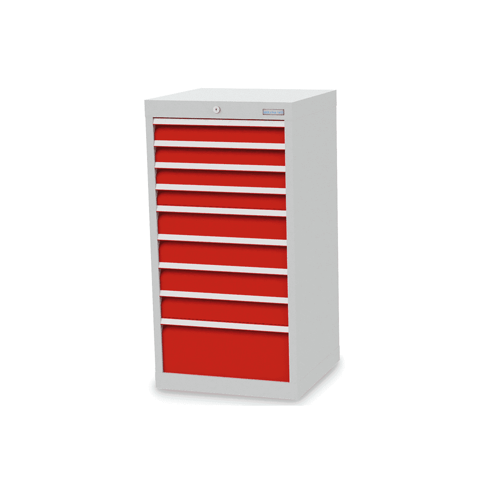 Bedrunka+Hirth Armoire à tiroirs, profondeur 500 mm, R 18-16, nombre de tiroirs 9