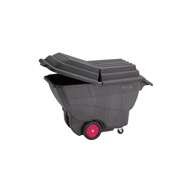Couvercle pour chariot de transport de marchandises en vrac, noir