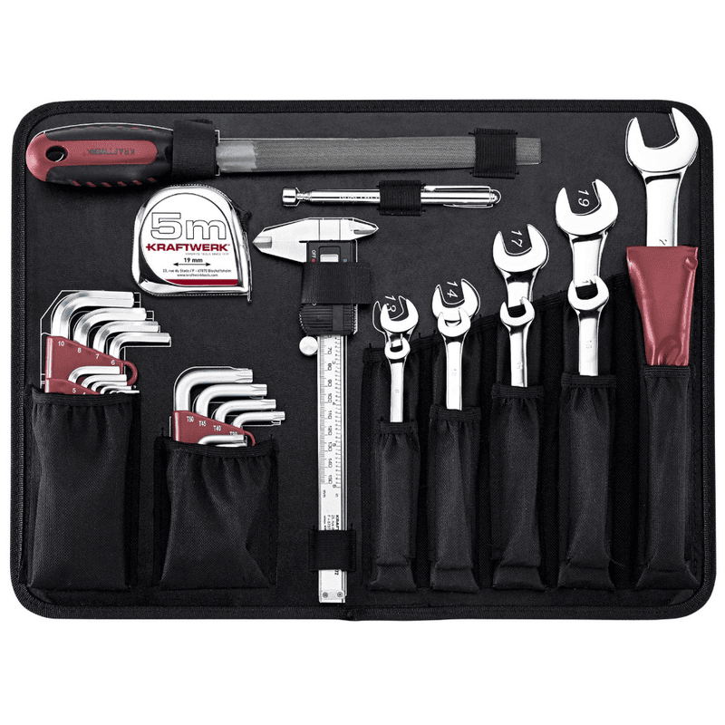KRAFTWERK PRO LINE Werkzeugkoffer, 1/4" + 1/2", 263-teilig, inkl. Werkzeug