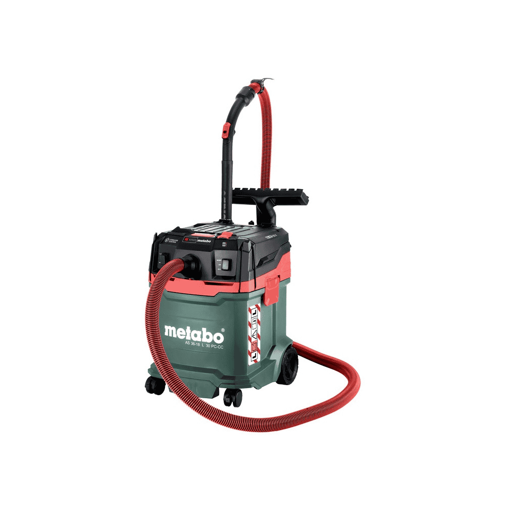 Metabo Akku-Sauger AS 36-18 L 30 PC-CC, 18 V mit manueller Filterabreinigung und CordlessControl