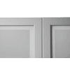 Aktenschrank Rhone mit Milchglastüren, 800 x 420 x 2004 mm, Rahmen silber, in diversen Farben