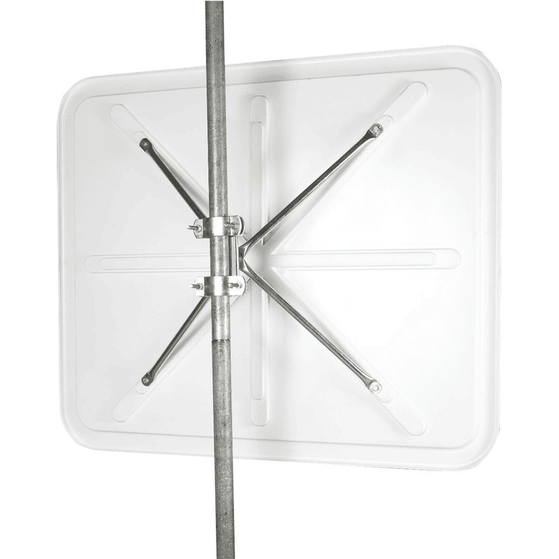 Miroir routier, Type TM avec cadre rouge-blanc